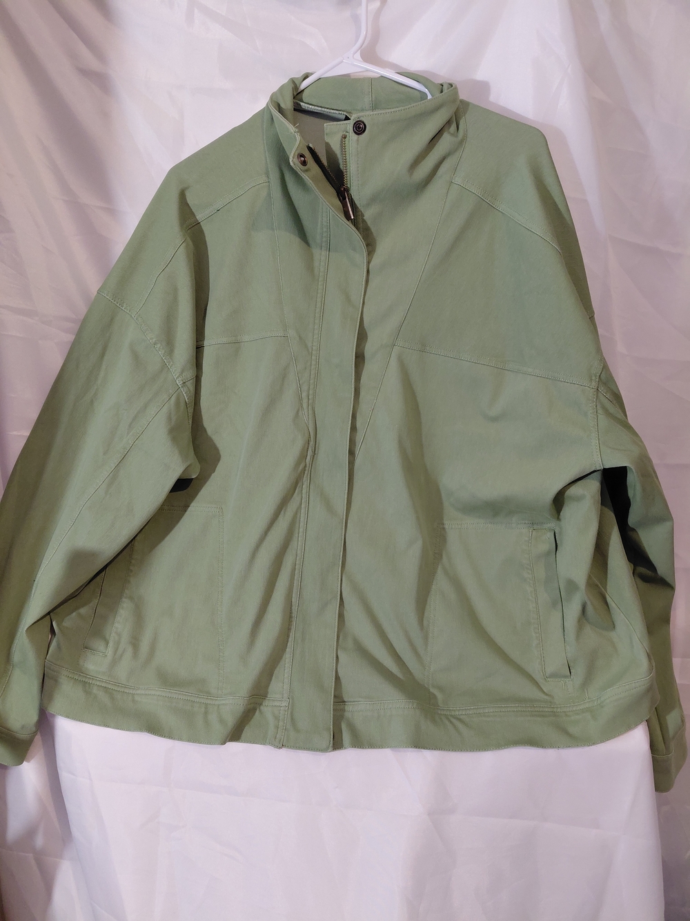 DG2 by Diane Gilman Sage Green Utility Jacket